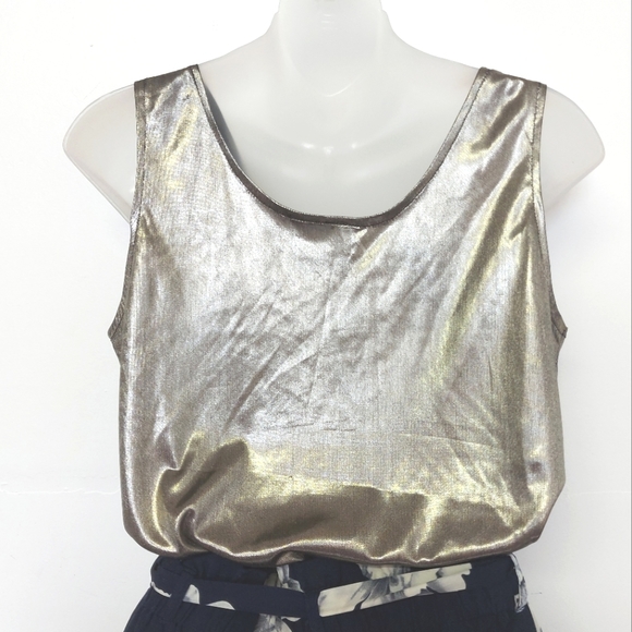 3 for $25- Gold Camisole Top, Size Large - Picture 8 of 13